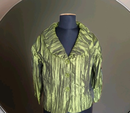 Blusenjacke...Damen...grün