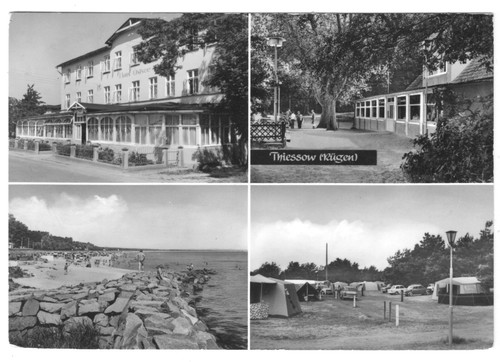 Thiessow auf rügen vier - ak,,