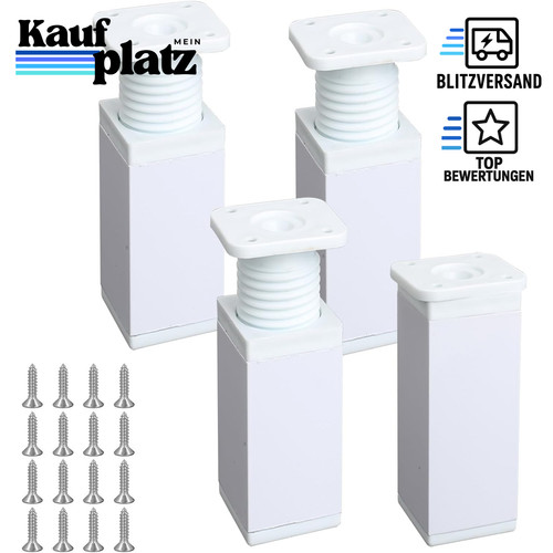 Möbelfüße 12cm verstellbar - möbelfüße,