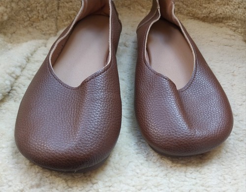 Ballerina dunkelbraun leder - ballerina,