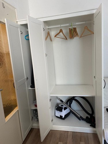 Weißer kleiderschrank mit - weißer,