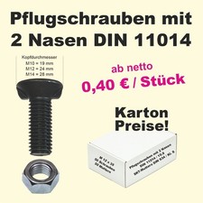 Pflugschrauben mit nasen - mit,
