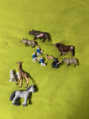 Schleich tiere schlümpfe - schleich,