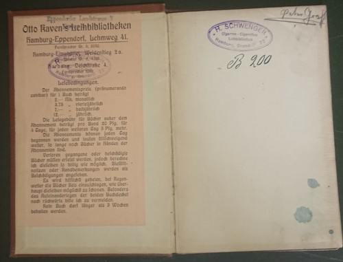 Leihbuch aus hamburg eppendorf - aus, hamburg-eppendorf