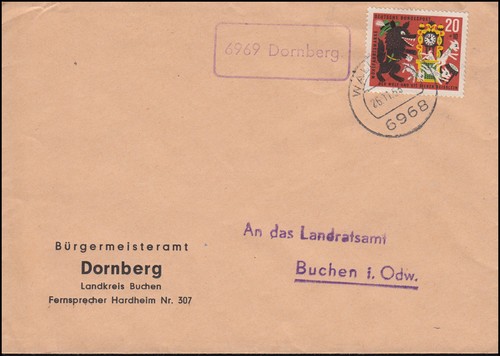Landpost stempel 6969 dornberg - landpost-stempel,
