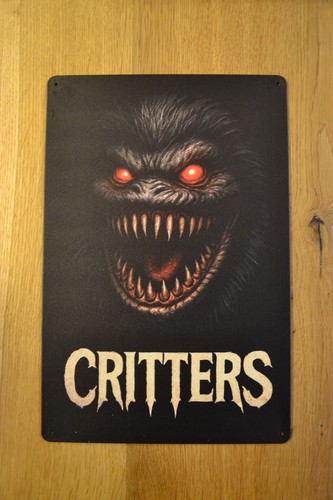 Critters blechschild retro - critters,