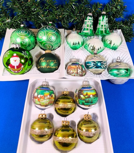 Weihnachtskugeln glas - 19,