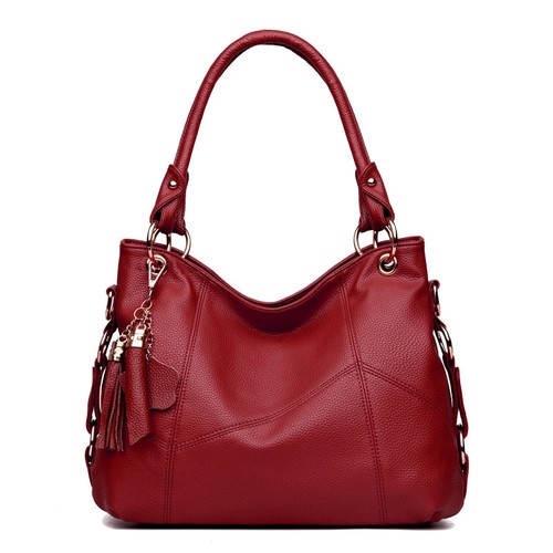 Damen weiches leder - leder, schulter