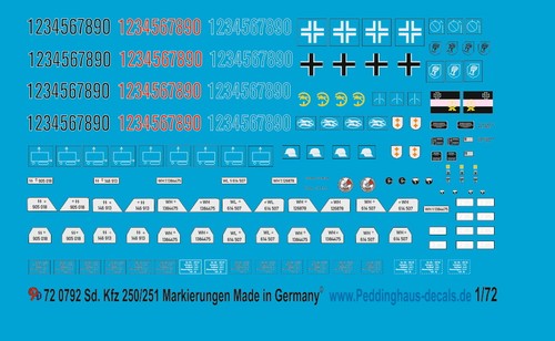 Peddinghaus decals 0792 - peddinghaus-decals, 1/72