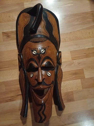 Afrikanische holzmaske - afrikanische,