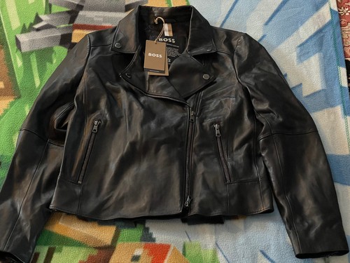 Hugo boss lederjacke 38 - boss,