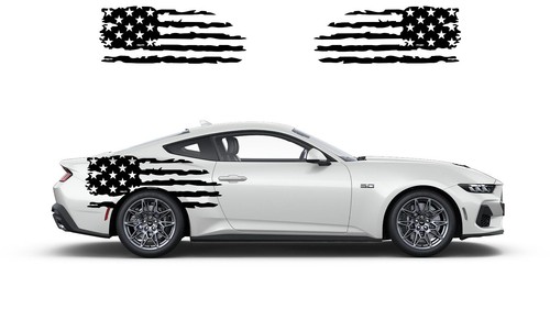 Usa flagge seitenteil - 2x,