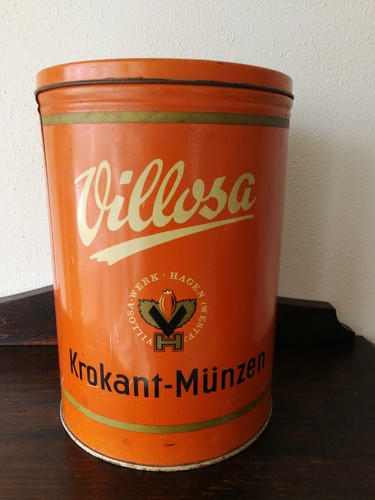 Alte blech dose villosa - dose,