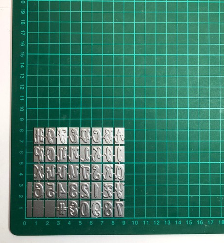 Stück großbuchstaben - 38,