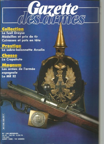 Gazette des armes 156 fusil - gazette, n°156