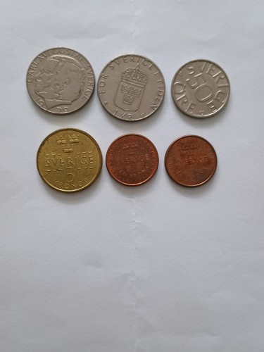 Restmünzen schweden 50 - schweden, 9,50