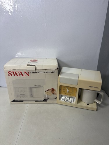 Vintage swan compact - compact, teasmade