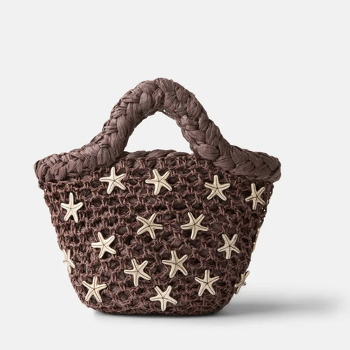 Imon miller raffia mini tote - miller,