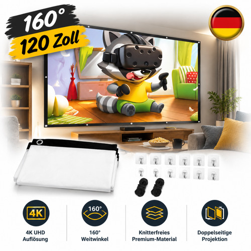 Beidseitige projektion hd - 4k,