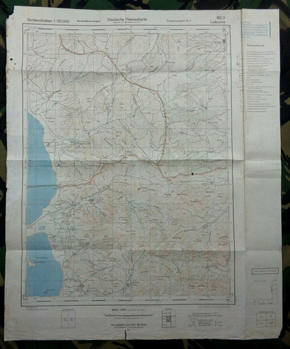 Ww2 deutsche heereskarte - ww2,
