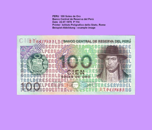 Peru 100 soles - , 1976