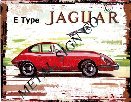 Typ jaguar auto blechschild - typ,