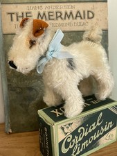 Antik vintage steiff airedale - antik,