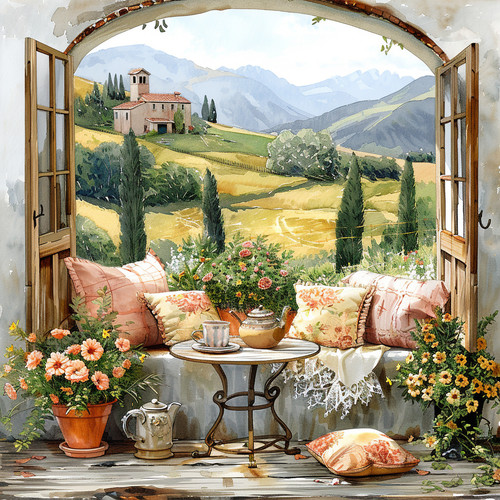 Deko bild italien toskana - bild,