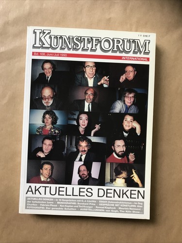 Kunstforum international bd - international.,