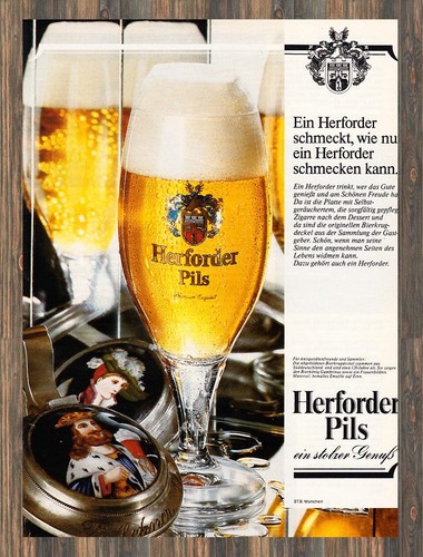 Herforder pils reklame - herforder,