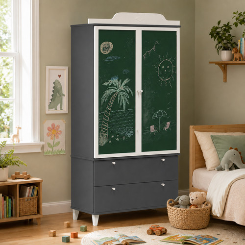 Kinder kleiderschrank roros - kinder-kleiderschrank,