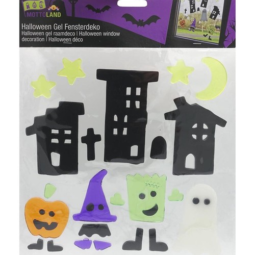 Halloween fensterdeko gel - halloween,