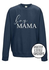 Junge Mama Druck Luftwaffe blau Pullover Muttertagspullover Geschenk Zwillinge Mama