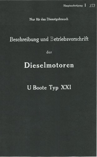 Boot waffe boote typ xxi - u-boote,