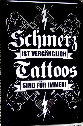 Blechschild x 30 cm - 1, 20