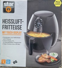 Digitale Heißluftfritteuse Heißluftofen Fritteuse Heißluftbräter 3L 1200W StarQ
