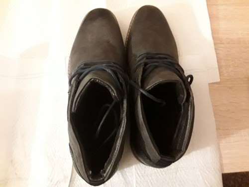 Schuhe stiefel grau - schuhe, grau/schwarz
