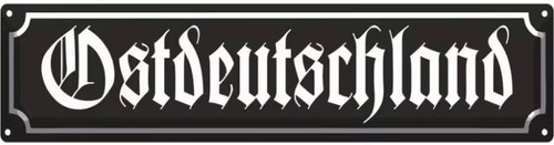 Holz schild ostdeutschland - schild, "ostdeutschland"