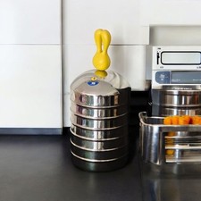 WIE NEU! SKS Luxus Edelstahl Kitchen Container Nr 1 Vorratsdose Keksdose RARITÄT