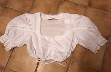 Dirndlbluse weiß Gr. 36 "Tramontana"