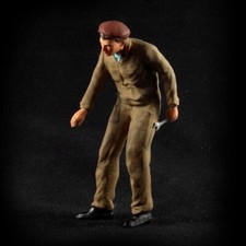 Mechaniker, brauner Overall