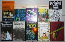 Science-Fiction, Utopie, Phantastik, 10 Bücher, DDR-Konvolut (3), siehe Bilder!