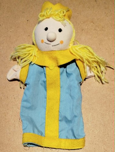 Handpuppen figur königin - handpuppen-figur, "königin"