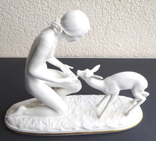 1. WAHL Hutschenreuther Porzellan Akt Figur Gute Freunde WERNER  32 cm x 25 cm