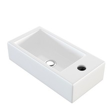 Hänge-Waschbecken extra klein mit Montagematerial Gäste-WC