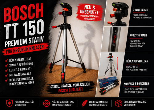 Bosch premium stativ 150 - premium-stativ, tt