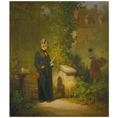 Carl spitzweg zeitungsleser - spitzweg,