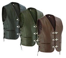 Herren Lederweste Kutte