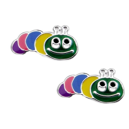 Kinder ohrringe regenwurm - kinder, 925