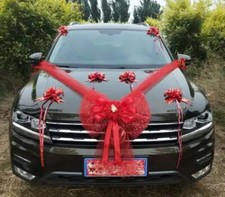 Hochzeit Autodeko Braut Auto Autodekoration Hochzeitsauto Autogirlande Herzen